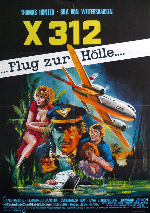 X312 - Flug zur H&ouml;lle - German Movie Poster