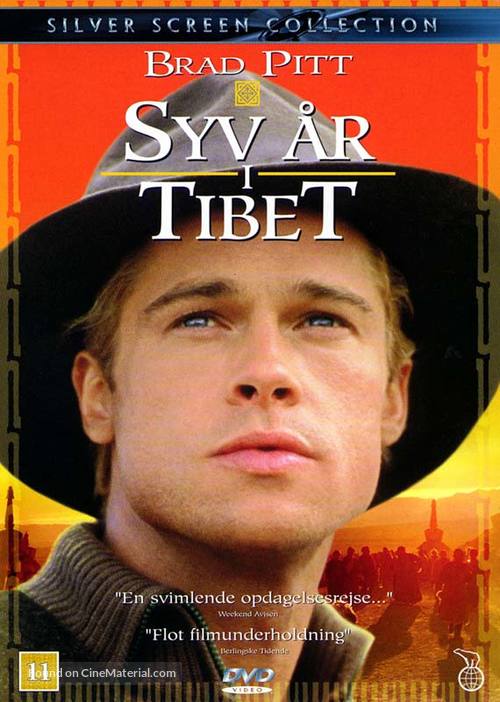 Seven Years In Tibet - Danish DVD movie cover