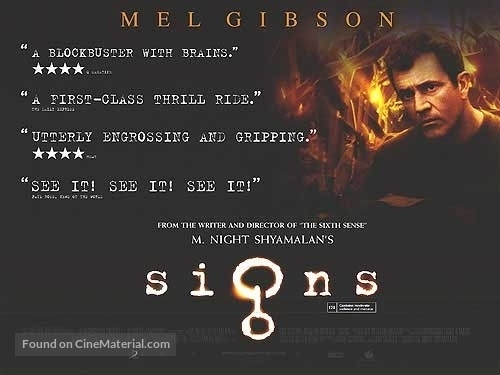 Signs - British Movie Poster