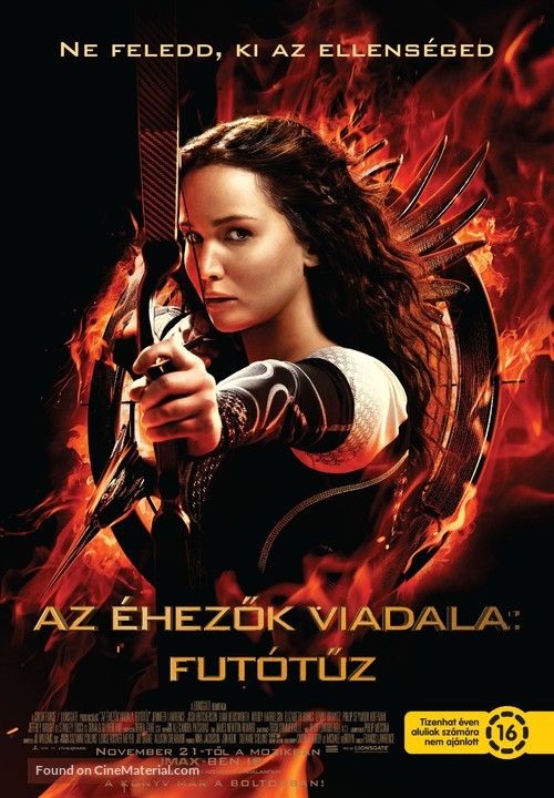 The Hunger Games: Catching Fire - Hungarian Movie Poster