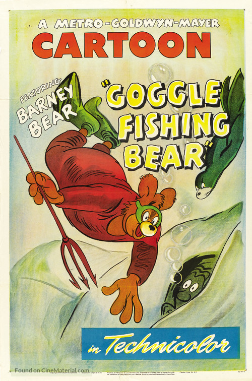 Goggle Fishing Bear - Movie Poster