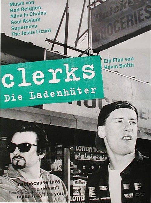 Clerks. - German Movie Poster