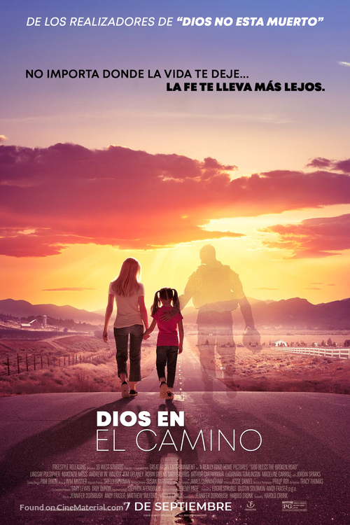 God Bless the Broken Road - Ecuadorian Movie Poster