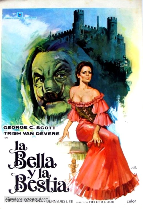 Beauty and the Beast - Spanish Movie Poster