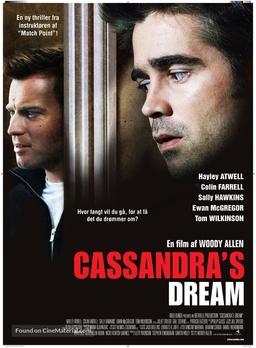 Cassandra&#039;s Dream - Danish Movie Poster