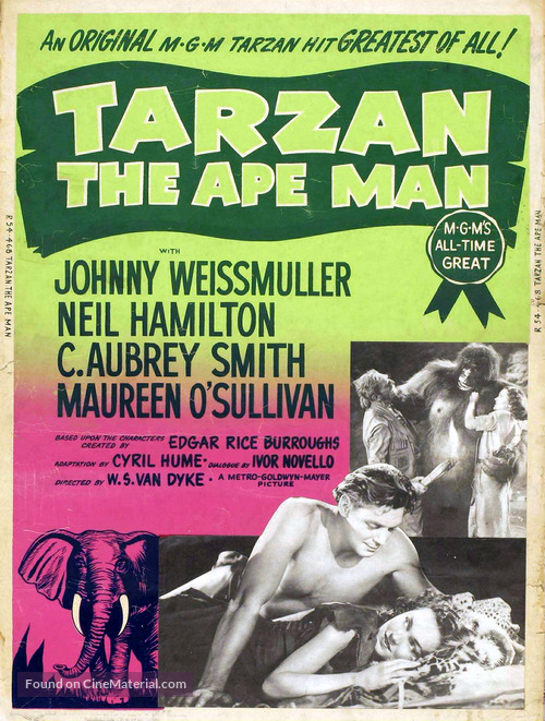 Tarzan the Ape Man - Movie Poster