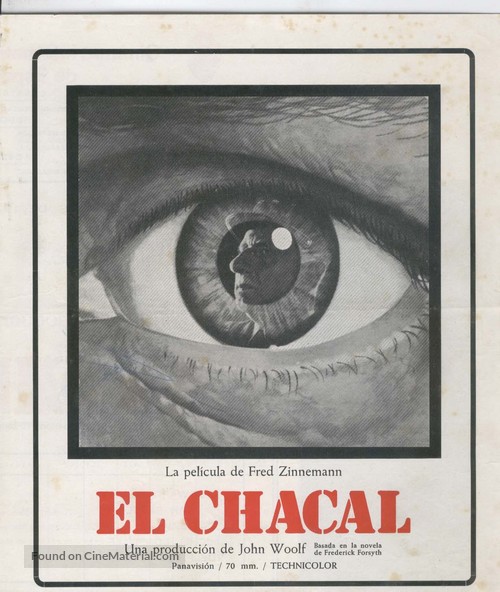 The Day of the Jackal - Spanish Movie Poster