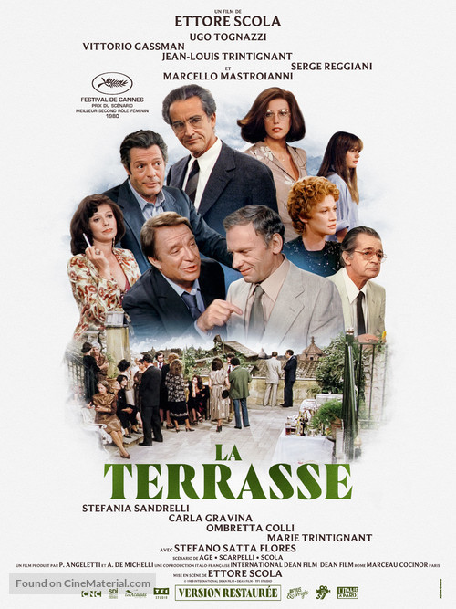 La terrazza - French Re-release movie poster