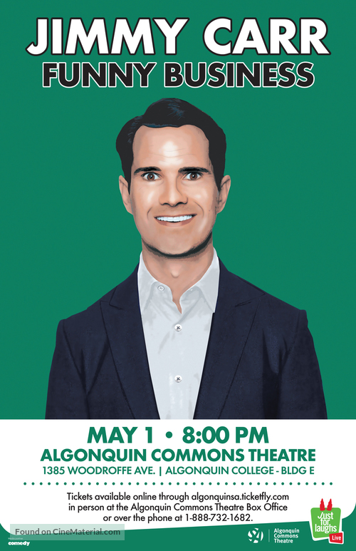 Jimmy Carr: Funny Business - Canadian Movie Poster