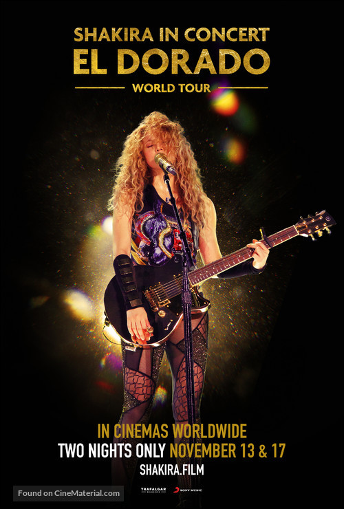 Shakira In Concert: El Dorado World Tour - Movie Poster