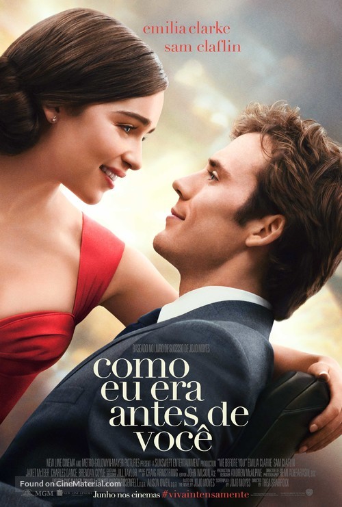 Me Before You - Brazilian Movie Poster