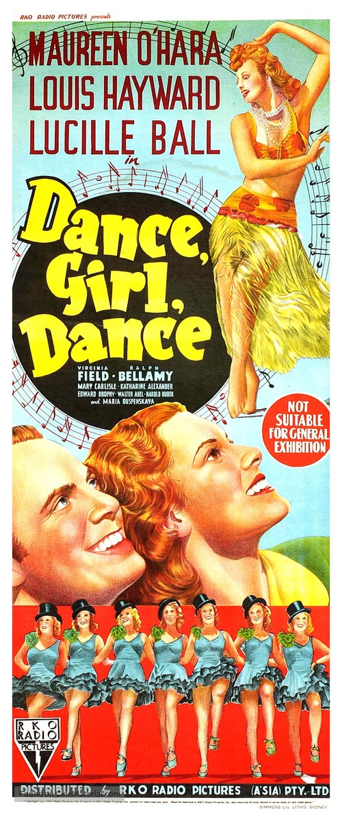 Dance, Girl, Dance - Australian Movie Poster