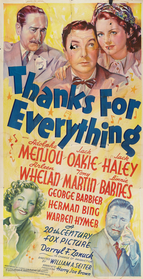Thanks for Everything - Movie Poster