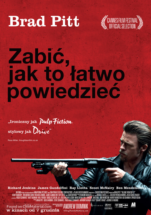 Killing Them Softly - Polish Movie Poster