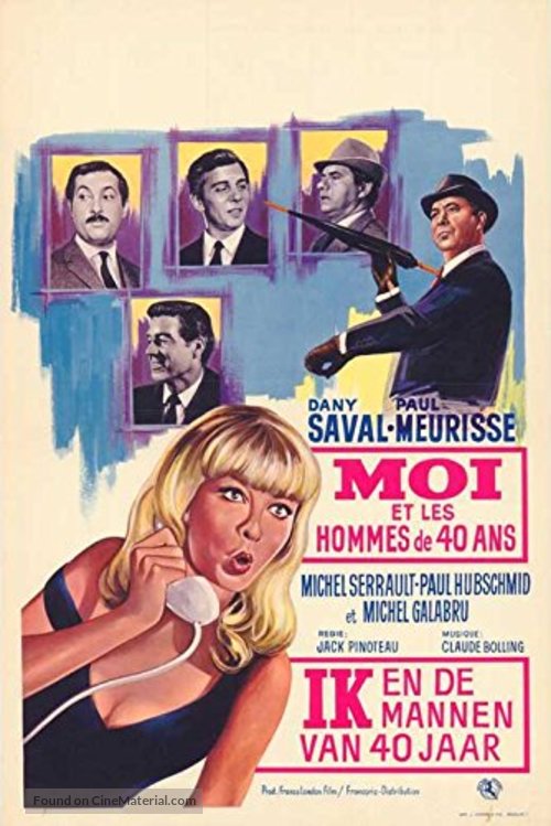 Moi et les hommes de 40 ans - Belgian Movie Poster