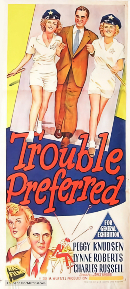 Trouble Preferred - Australian Movie Poster