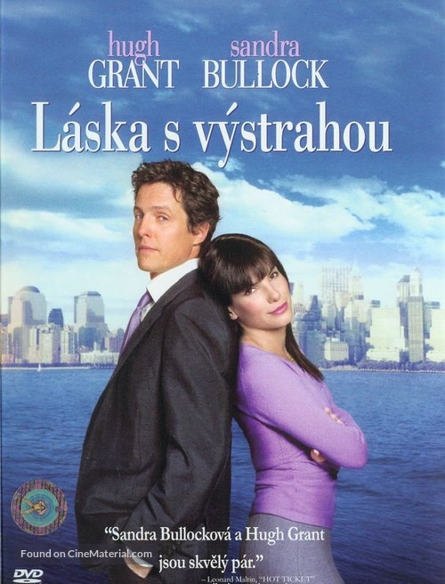 Two Weeks Notice - Czech DVD movie cover