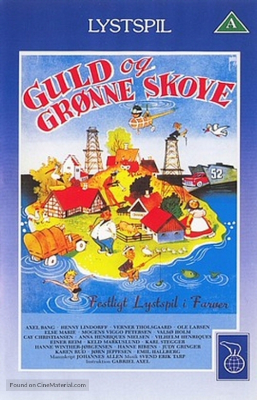 Guld og gr&oslash;nne skove - Danish VHS movie cover