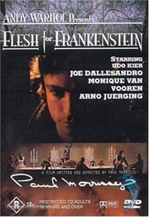 Flesh for Frankenstein - Australian DVD movie cover