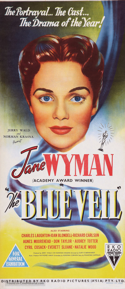 The Blue Veil - Australian Movie Poster