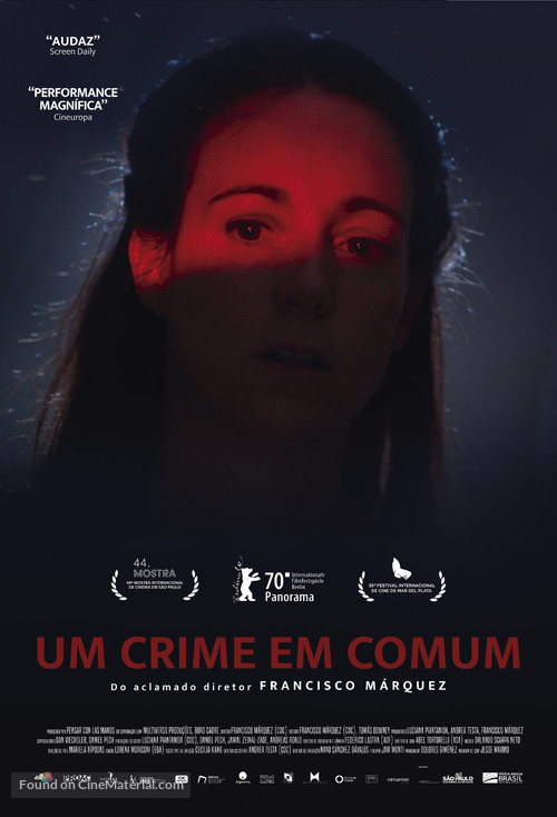 Un crimen com&uacute;n - Brazilian Movie Poster