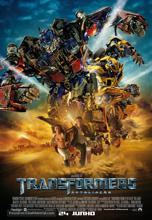 Transformers: Revenge of the Fallen - Portuguese Movie Poster