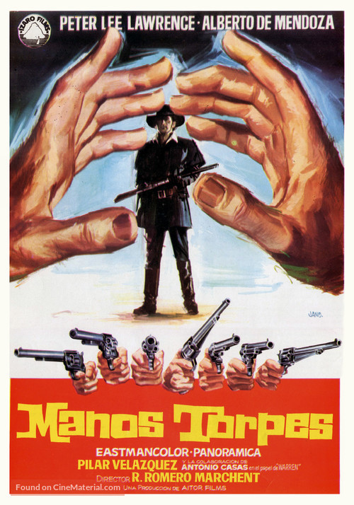 Manos torpes - Spanish Movie Poster