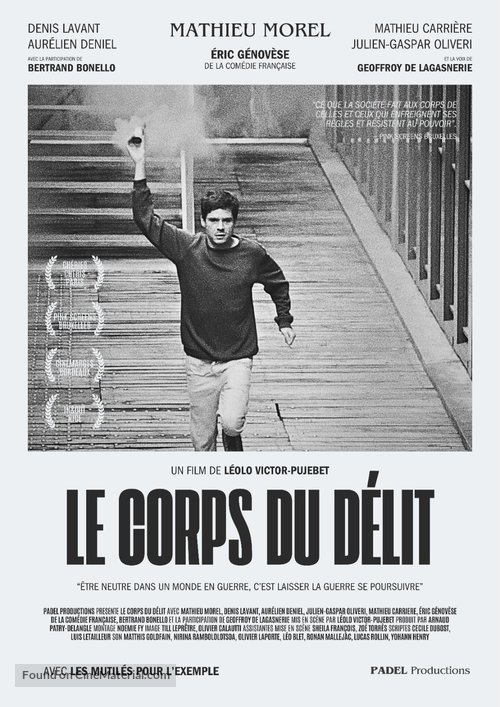 Le corps du d&eacute;lit - French Movie Poster