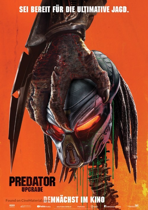 The Predator - German Movie Poster