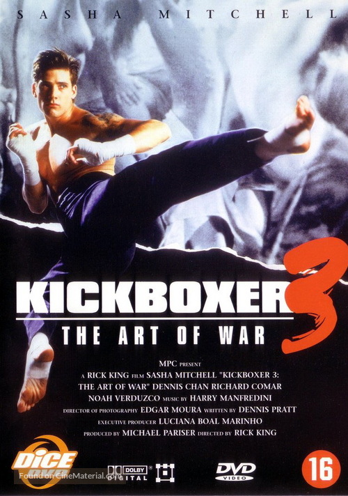 Kickboxer 3: The Art of War - Dutch DVD movie cover
