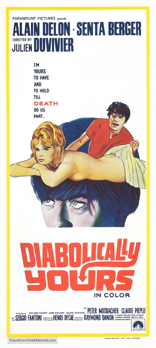 Diaboliquement v&ocirc;tre - Australian Movie Poster