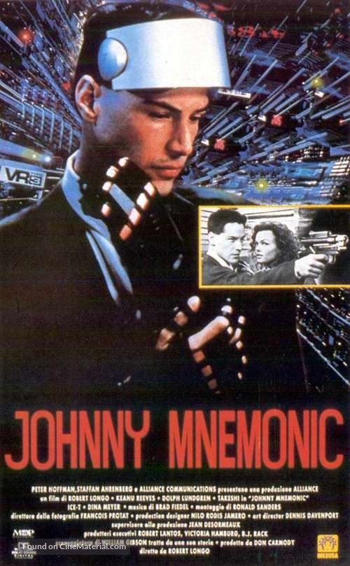 Johnny Mnemonic - Italian Movie Poster