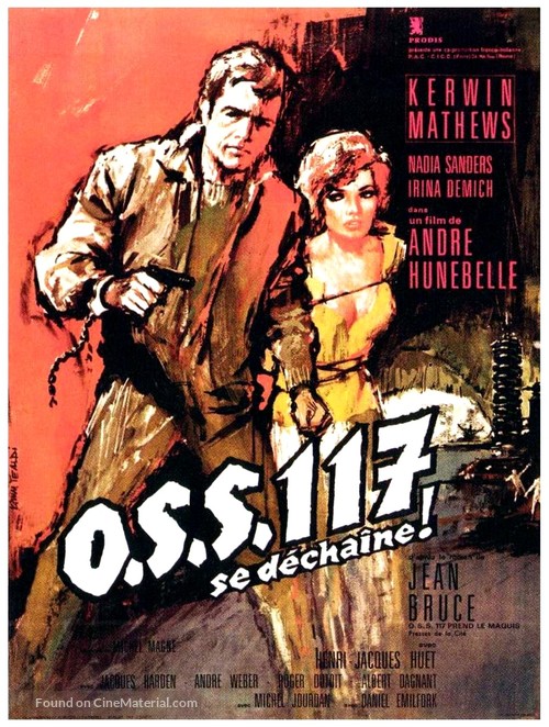 OSS 117 se d&eacute;cha&icirc;ne - French Movie Poster