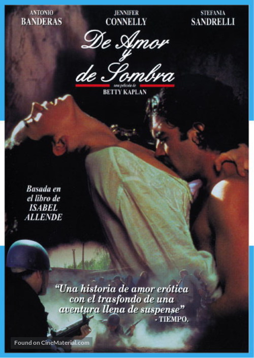 Of Love and Shadows - Argentinian DVD movie cover
