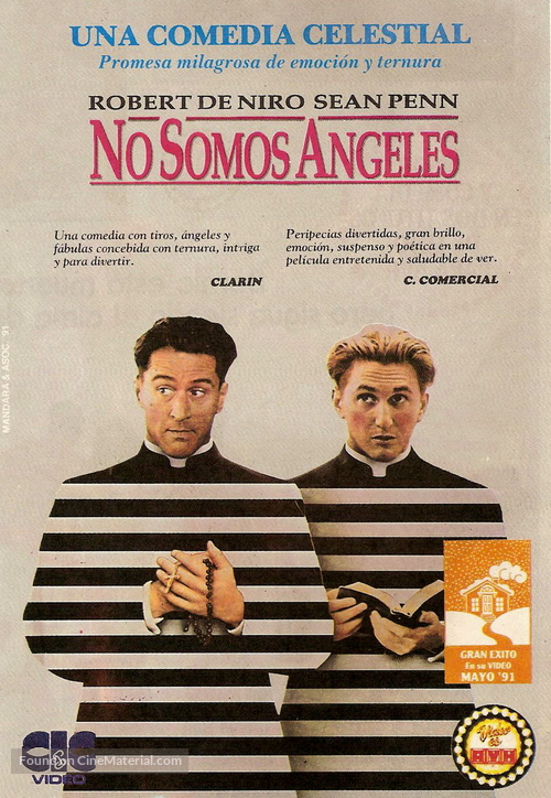 We&#039;re No Angels - Argentinian VHS movie cover