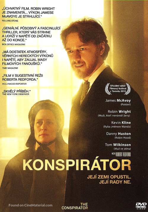 The Conspirator - Czech Movie Cover