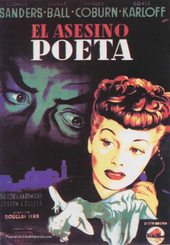 Lured (1947) Spanish movie poster