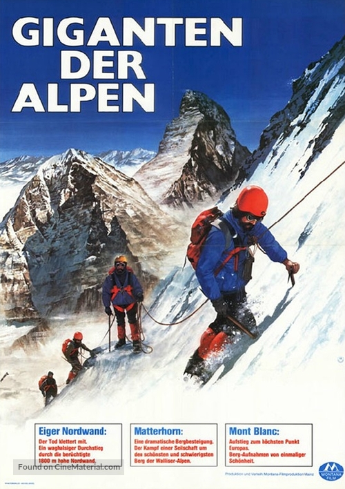 Giganten der Alpen - German Movie Poster