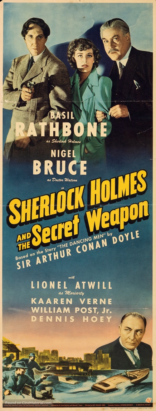 Sherlock Holmes and the Secret Weapon - Movie Poster