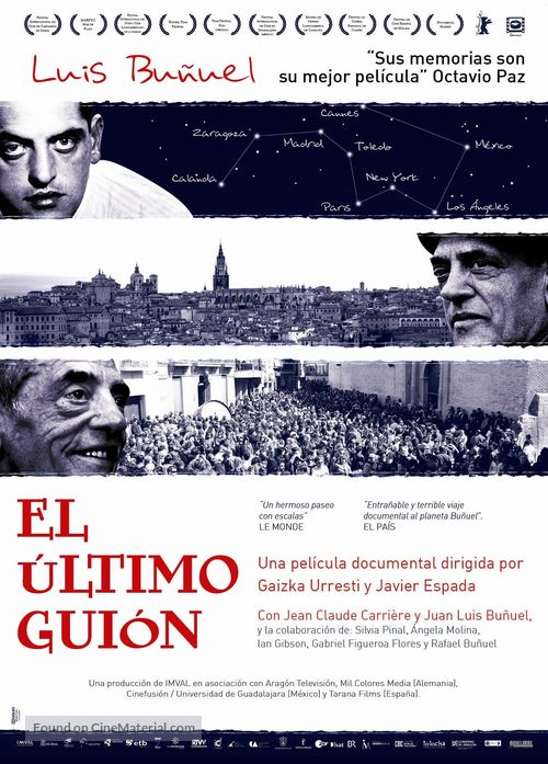 El &uacute;ltimo gui&oacute;n. Bu&ntilde;uel en la memoria - Spanish Movie Poster