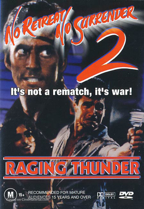 No Retreat No Surrender 2 - Australian DVD movie cover