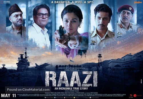 Raazi - Indian Movie Poster