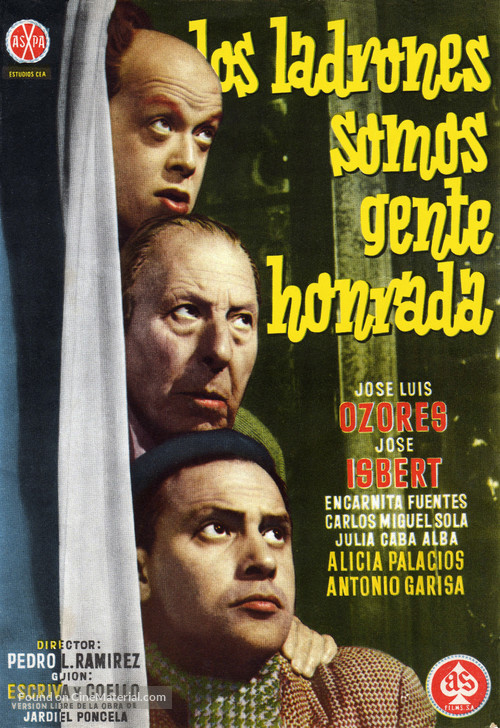 Los ladrones somos gente honrada - Spanish Movie Poster