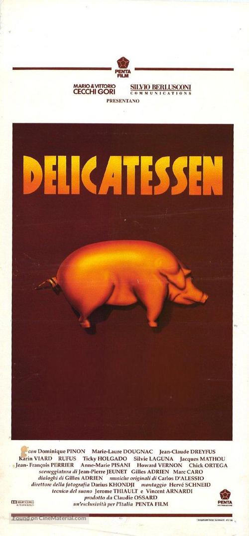 Delicatessen - Italian Movie Poster