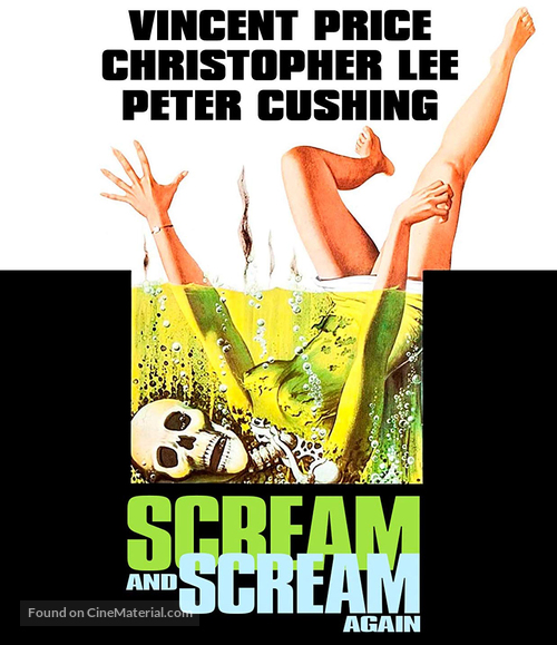 Scream and Scream Again - Blu-Ray movie cover