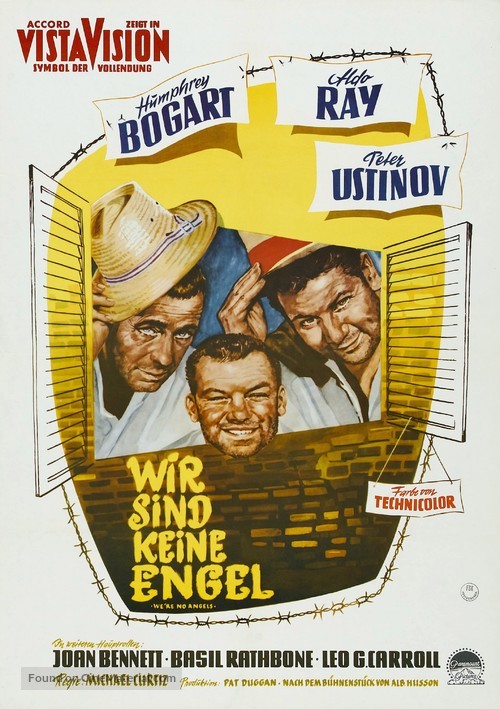 We're No Angels - German Movie Poster