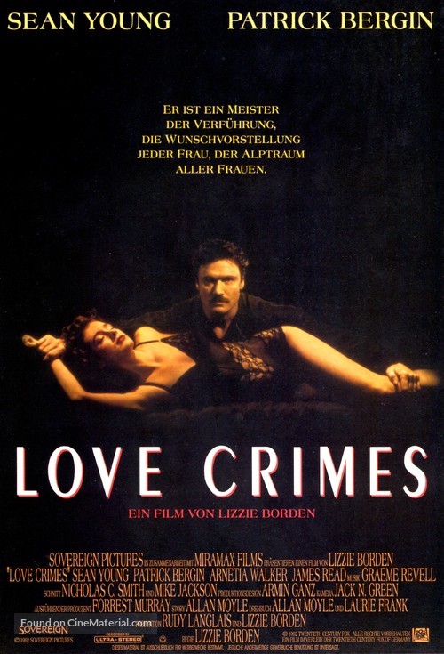 Love Crimes - German Movie Poster