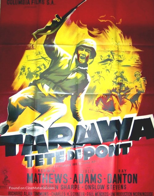 Tarawa Beachhead - French Movie Poster