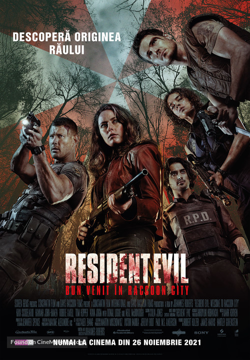 Resident Evil: Welcome to Raccoon City - Romanian Movie Poster