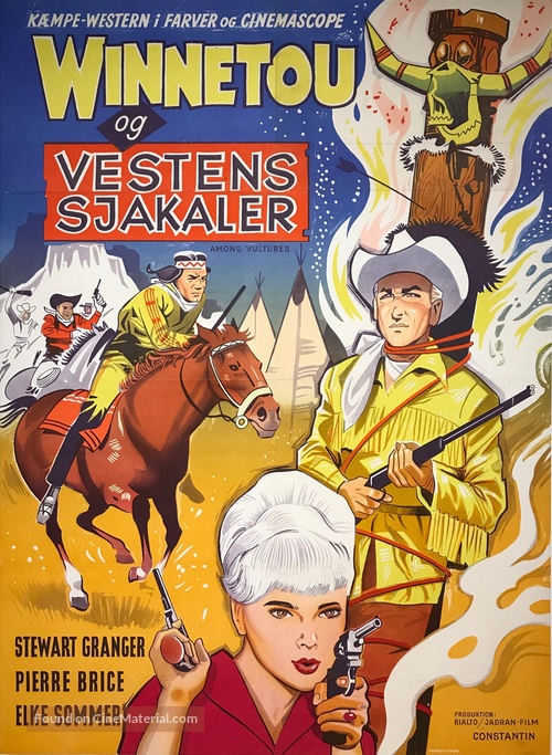 Unter Geiern - Danish Movie Poster